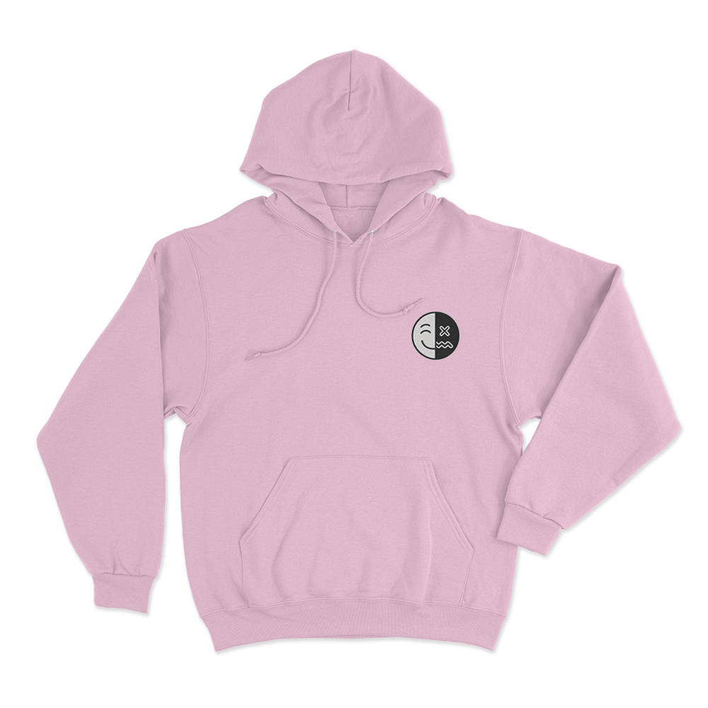 Happy Depressed Unisex Hoodie Pink Happy Depressed Unisex Hoodie Pink