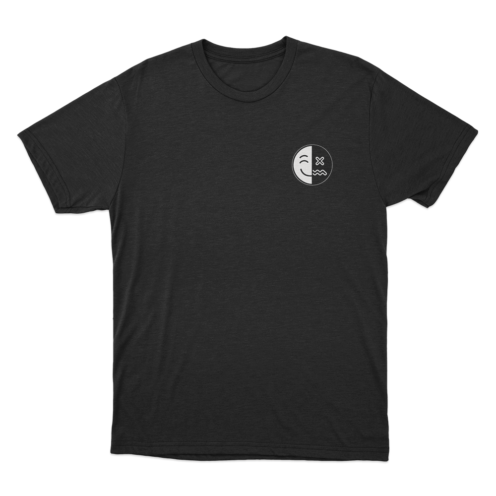 Happy Depressed Unisex T Shirt Black Happy Depressed Unisex T Shirt Black