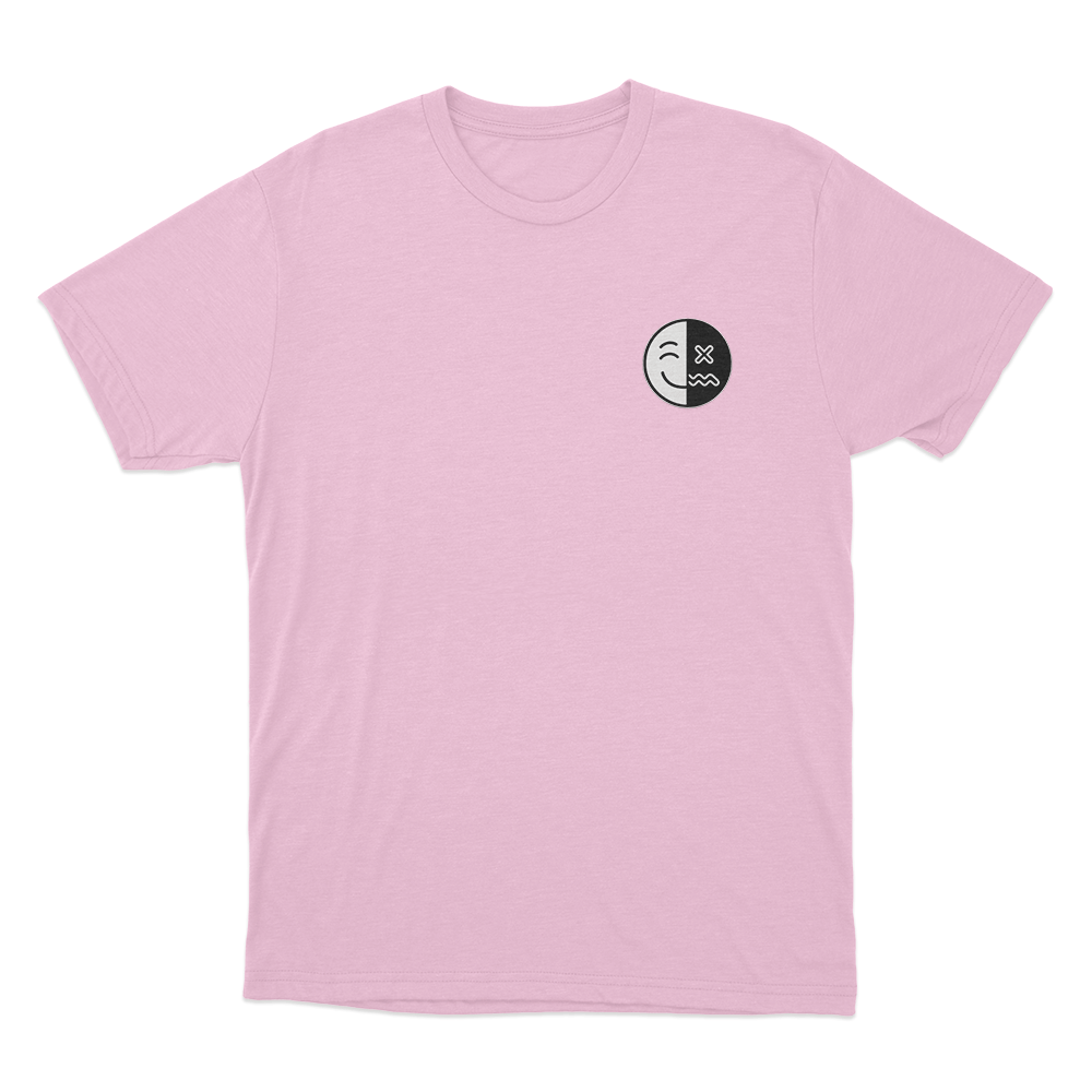 Happy Depressed Unisex T Shirt Pink Happy Depressed Unisex T Shirt Pink