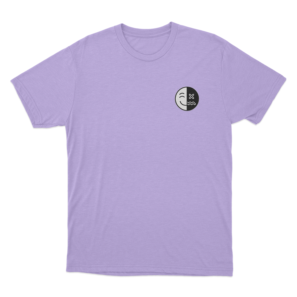 Happy Depressed Unisex T Shirt Purple Happy Depressed Unisex T Shirt Purple
