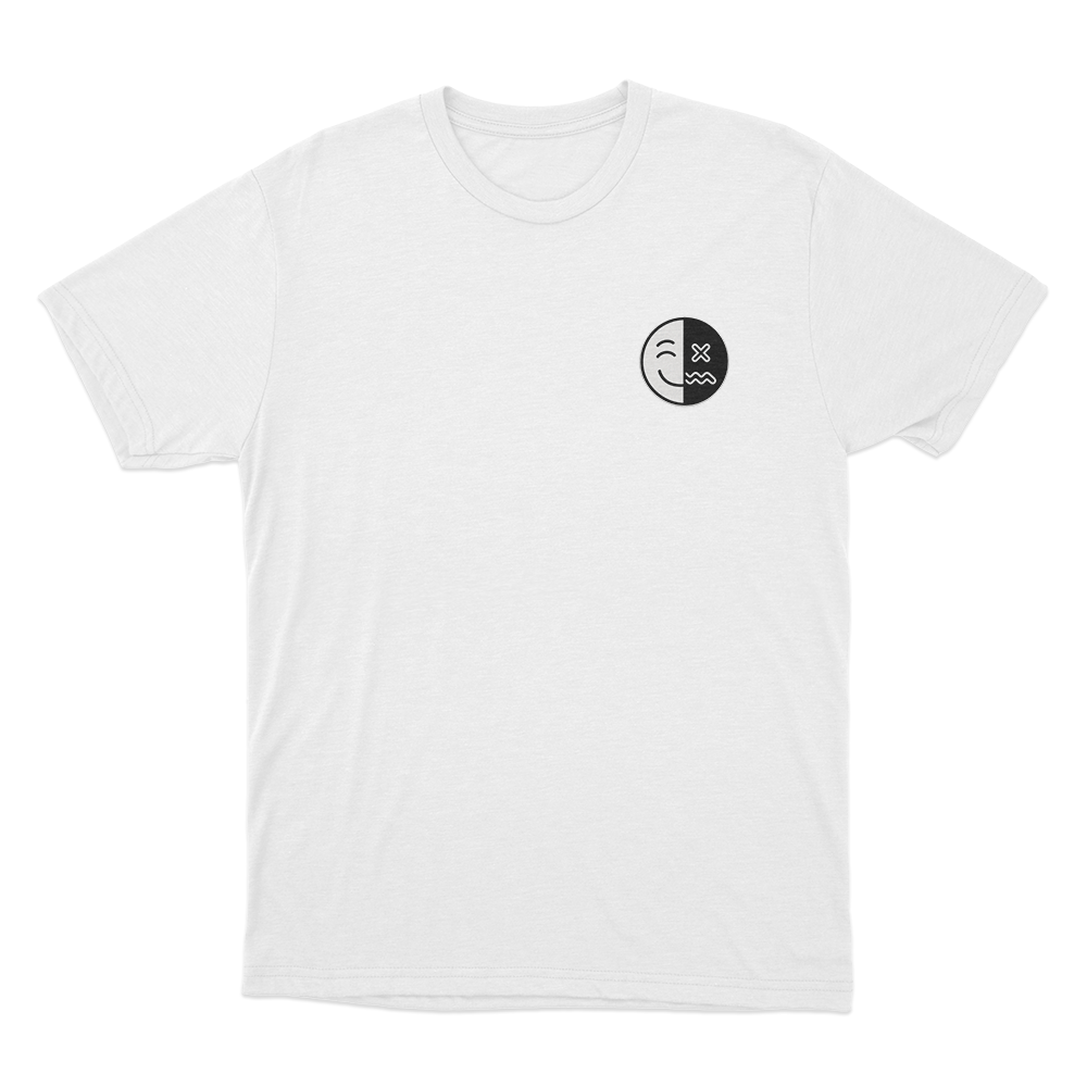 Happy Depressed Unisex T Shirt White Happy Depressed Unisex T Shirt White