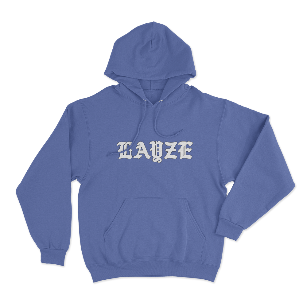 Layze Logo Unisex Hoodie Blue Layze Logo Unisex Hoodie Blue