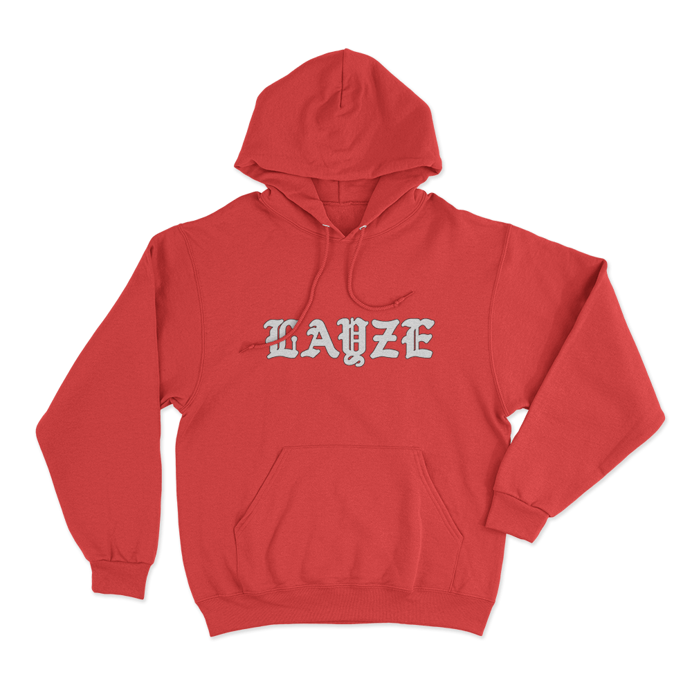 Layze Logo Unisex Hoodie Red Layze Logo Unisex Hoodie Red