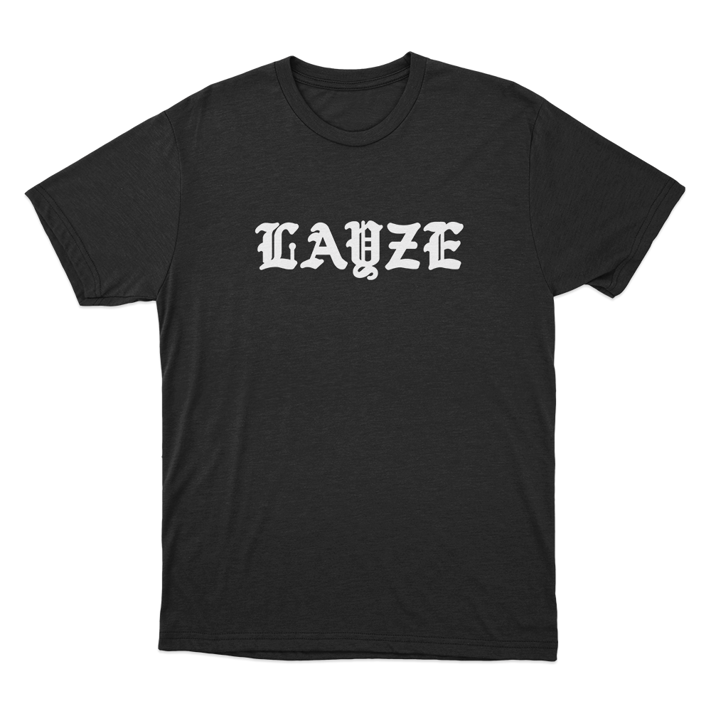 Layze Logo Unisex T Shirt Black Layze Logo Unisex T Shirt Black