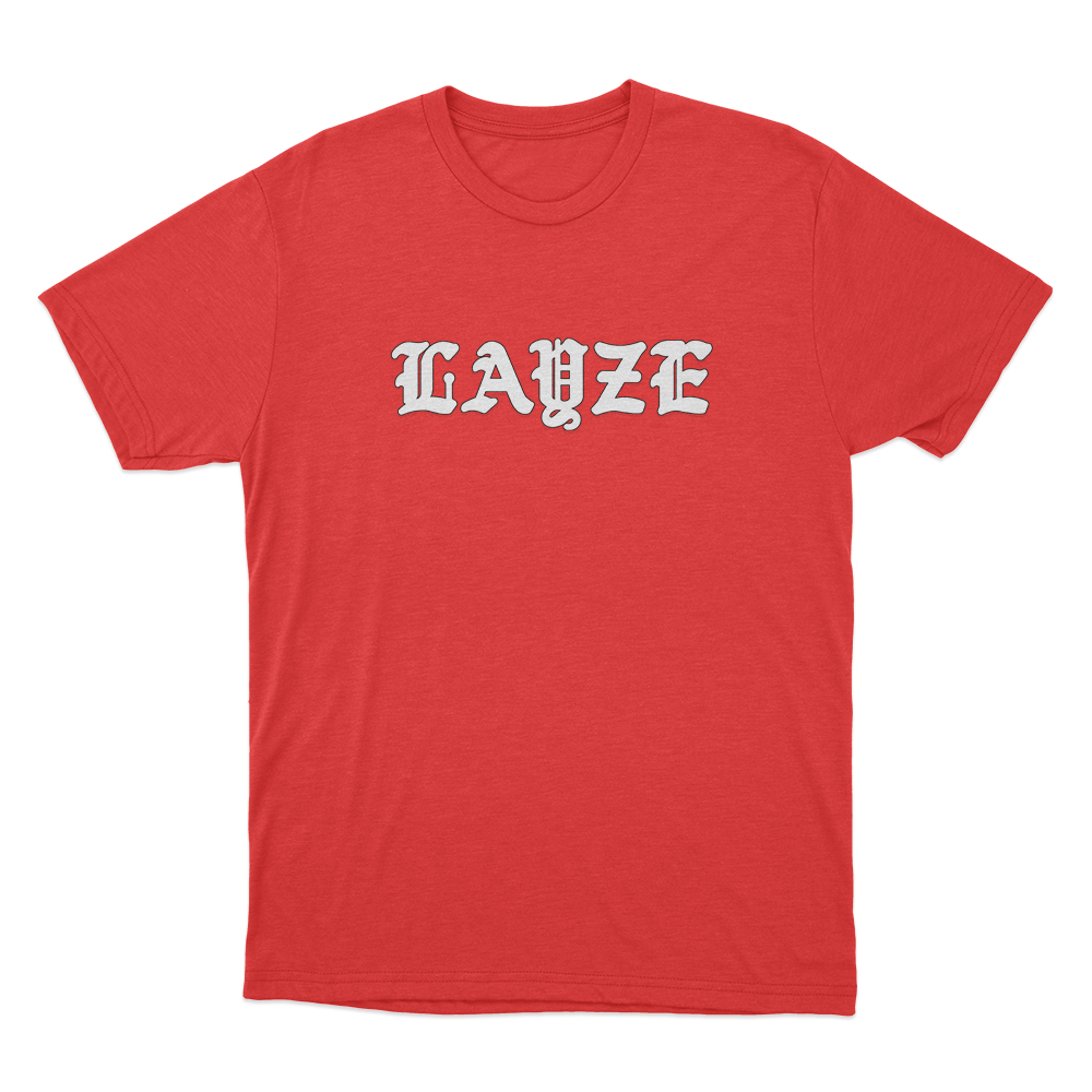 Layze Logo Unisex T Shirt Red Layze Logo Unisex T Shirt Red