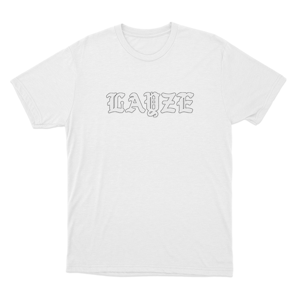 Layze Logo Unisex T Shirt White Layze Logo Unisex T Shirt White