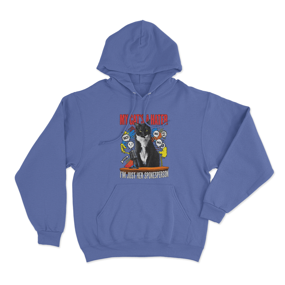 Stormy's Spokeperson Unisex Hoodie Blue Stormys Spokeperson Unisex Hoodie Blue