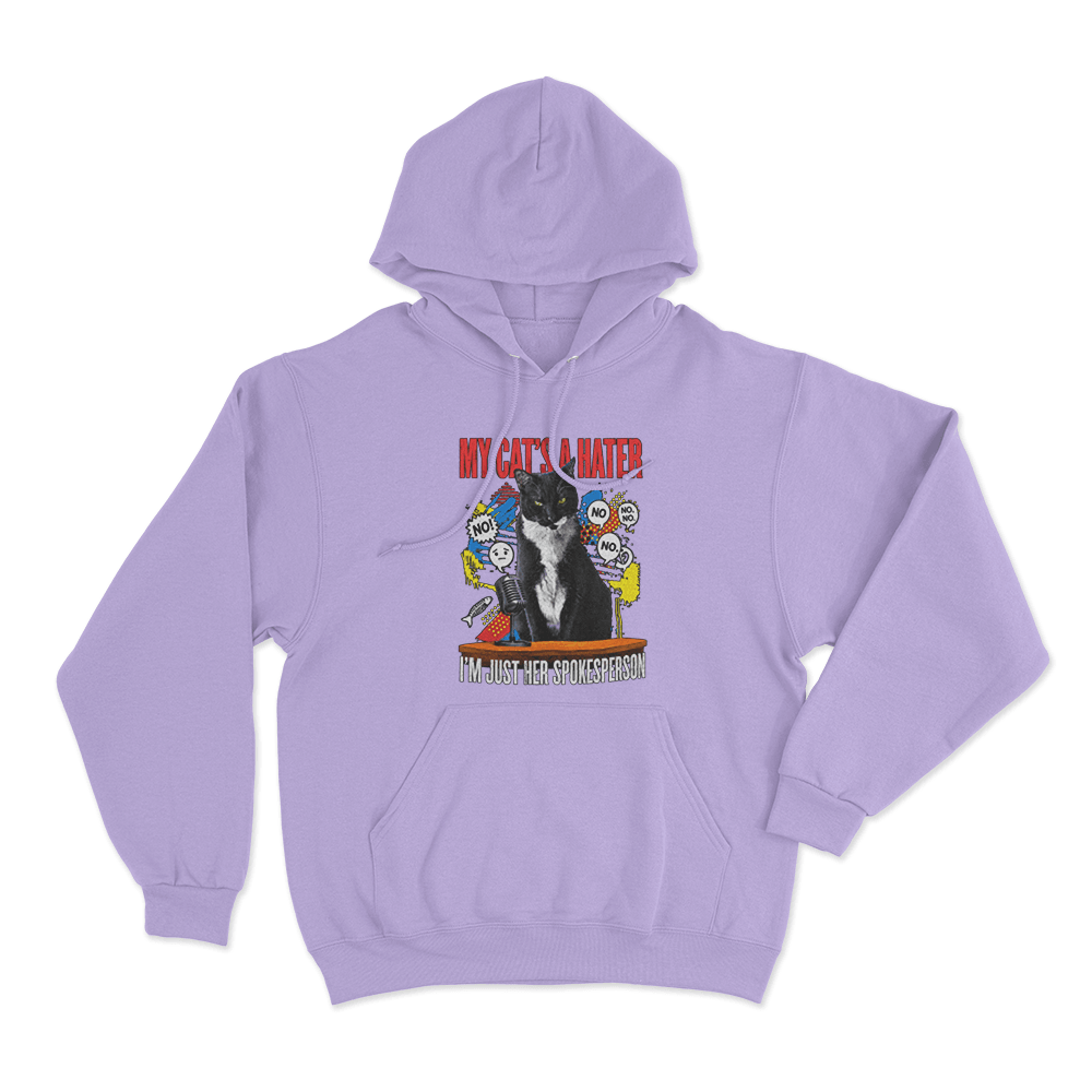 Stormy's Spokeperson Unisex Hoodie Purple Stormys Spokeperson Unisex Hoodie Purple